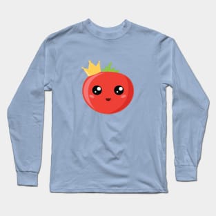 Kawaii Tomato King Long Sleeve T-Shirt